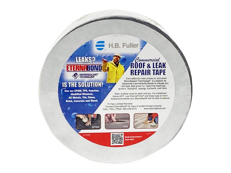 EternaBond RoofSeal Gray 2" x50' MicroSealant UV Stable RV Roof Seal Repair Tape | 35 mil Total Thickness - EB-RG020-50R - One-Step Durable, Waterproof and Airtight Sealant - Image 1